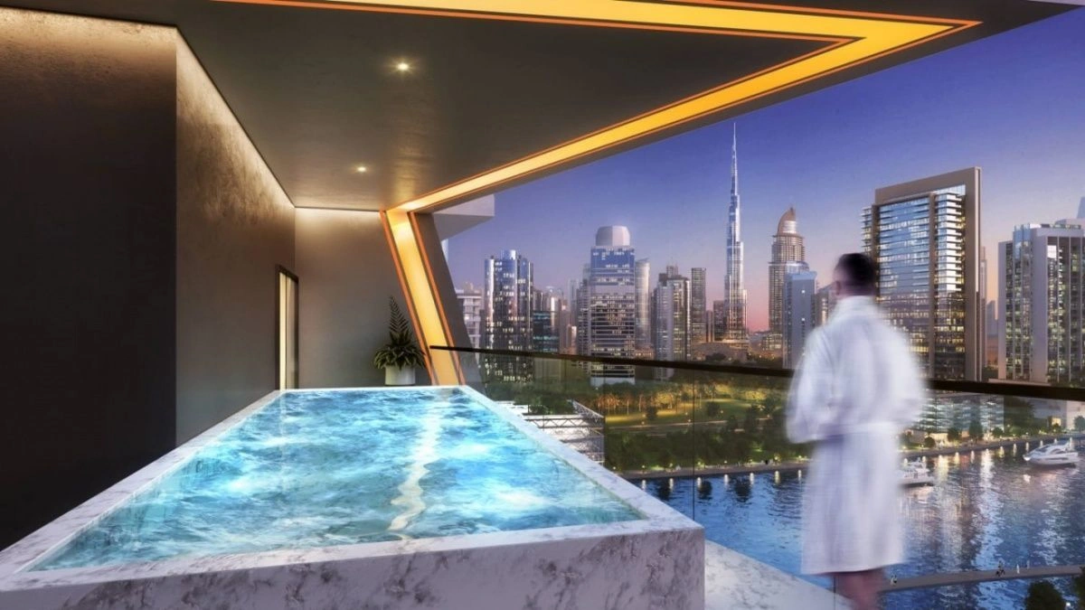 Премиум квартира 124 м2 с видом на канал Дубая