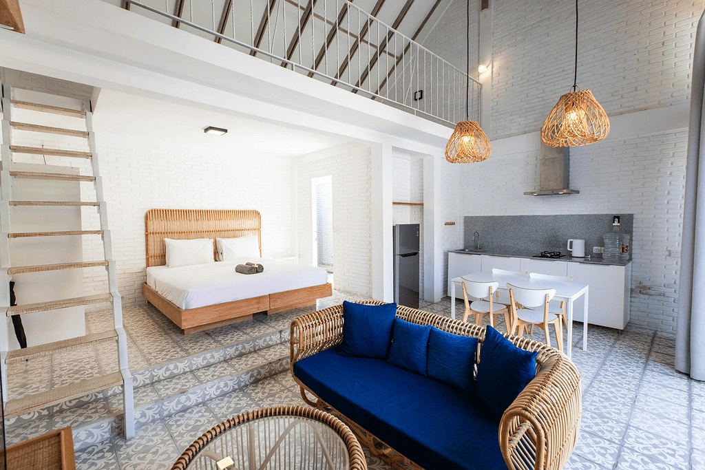 Вилла 100 м2 с высокими потолками в Канггу