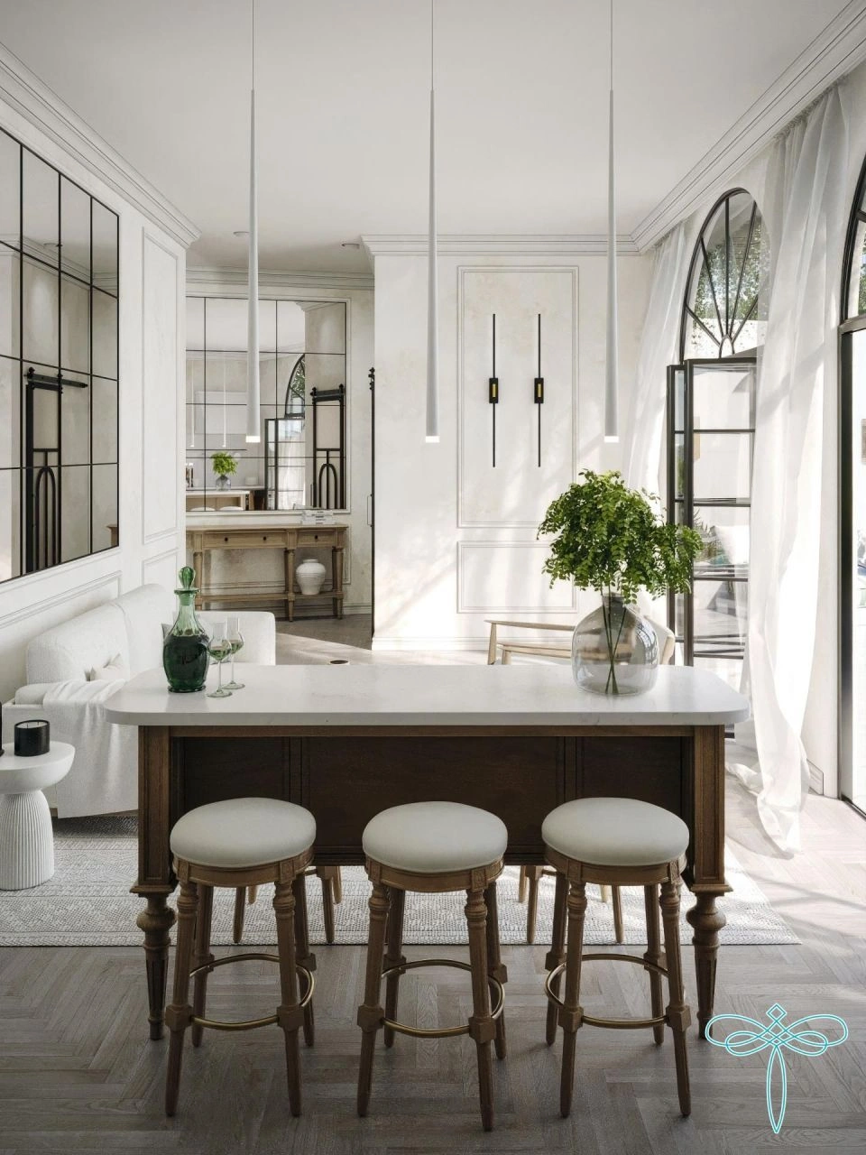 Two-storey ocean view villa in Bukit, Indonesia, 124 m²