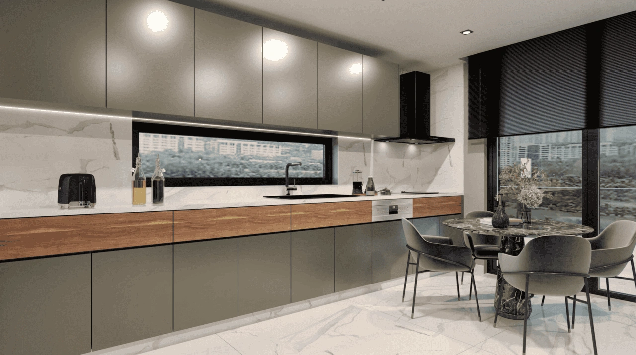 Квартира 3+1 с видами на природу, Измир