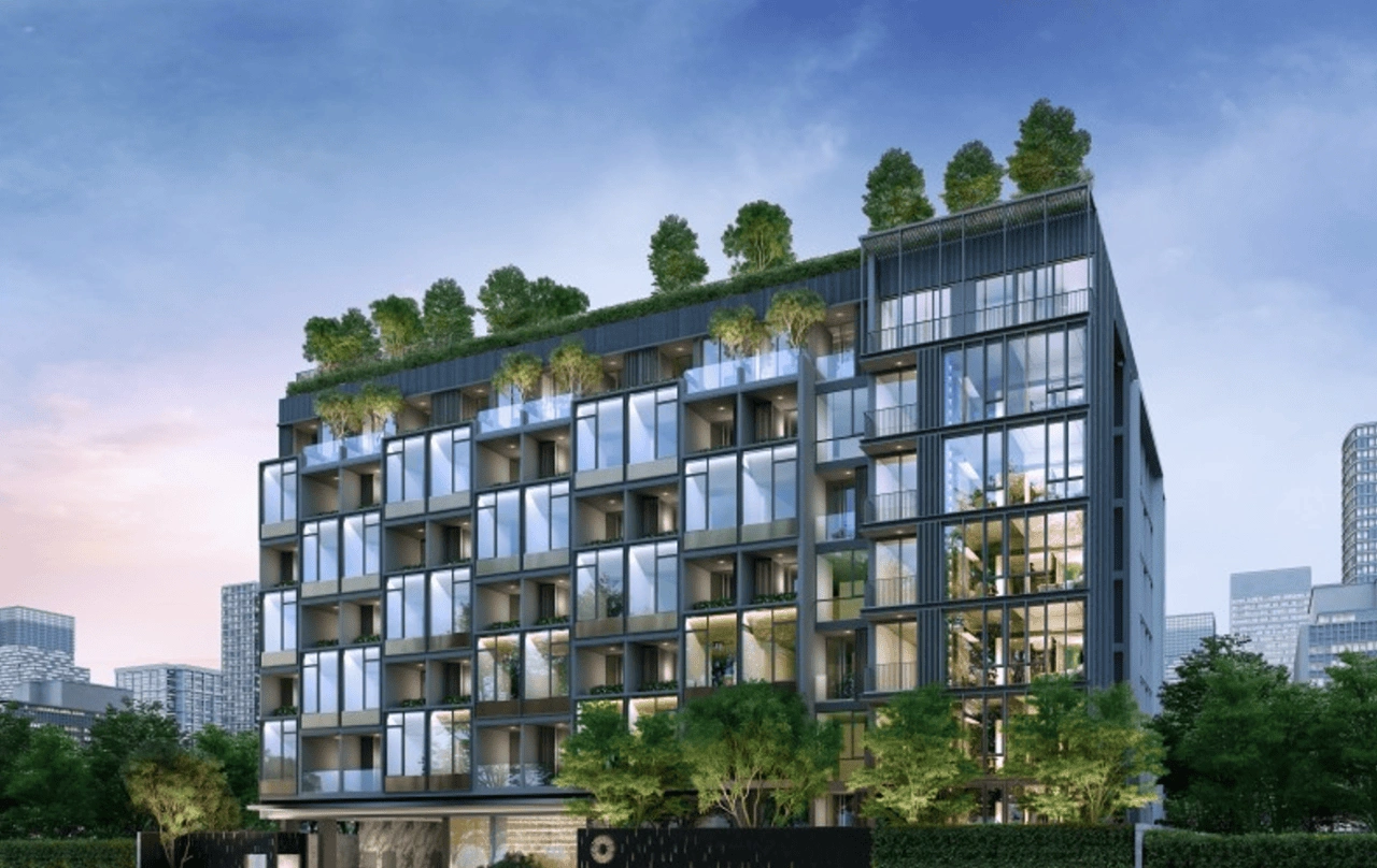 Современная квартира 40 м2 с видом на Бангкок