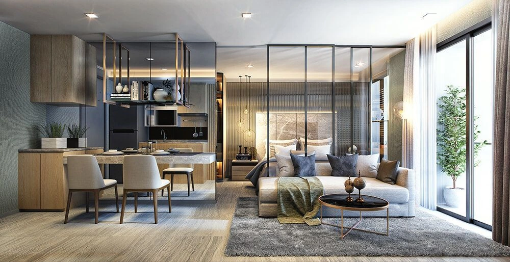 Современная квартира 1+1 в районе Асок, Бангкок, Таиланд