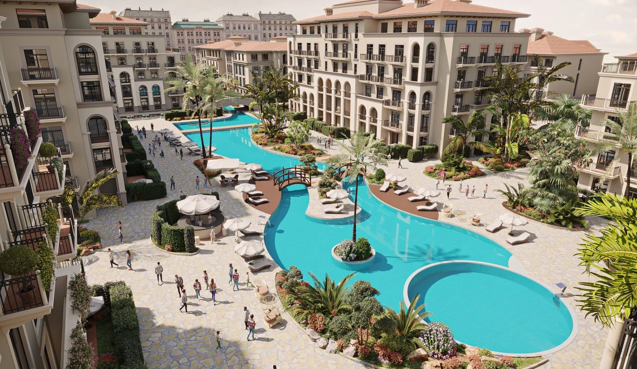 Квартира с видом 99,9 м² в курортной зоне Баку