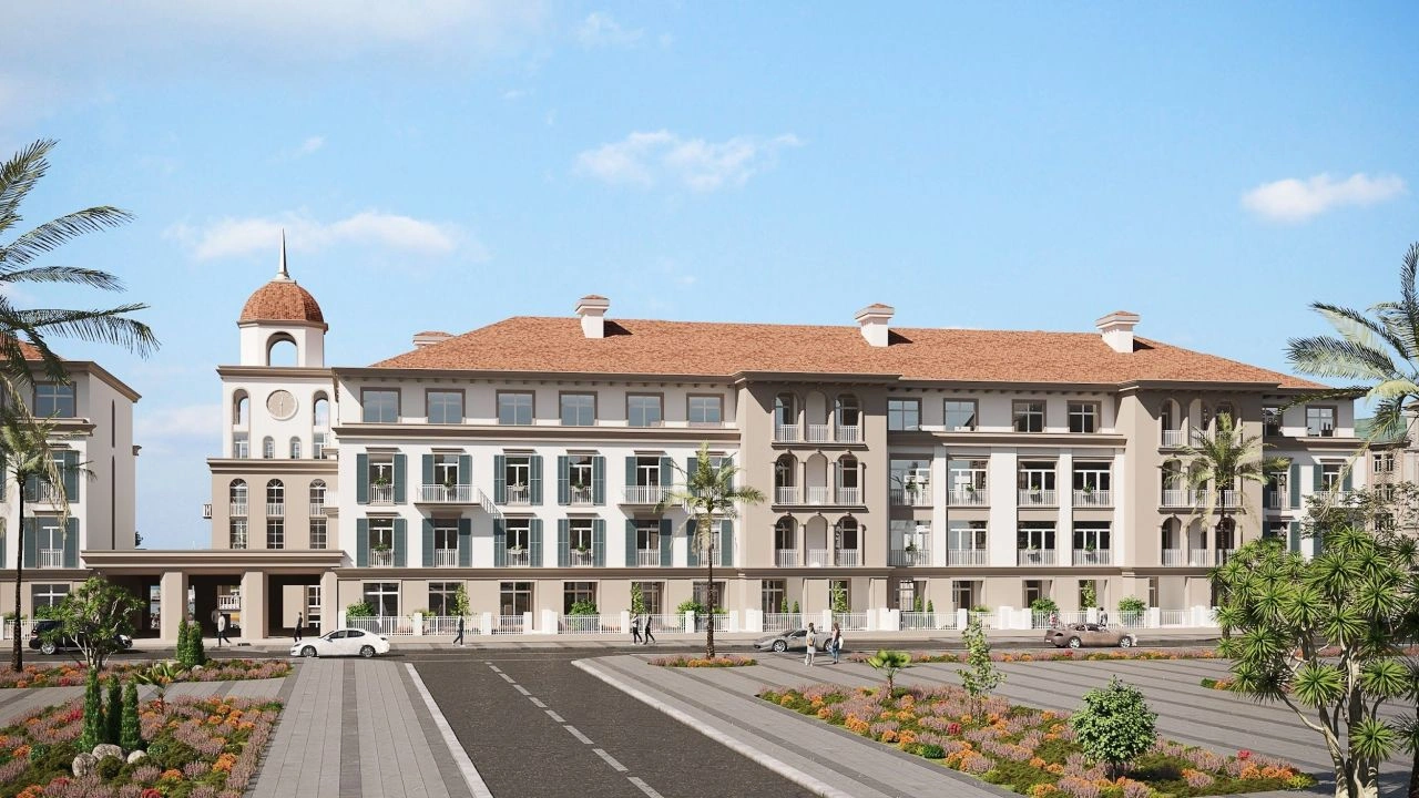 Современные апартаменты 44,3 м² на побережье Каспийского моря в Баку