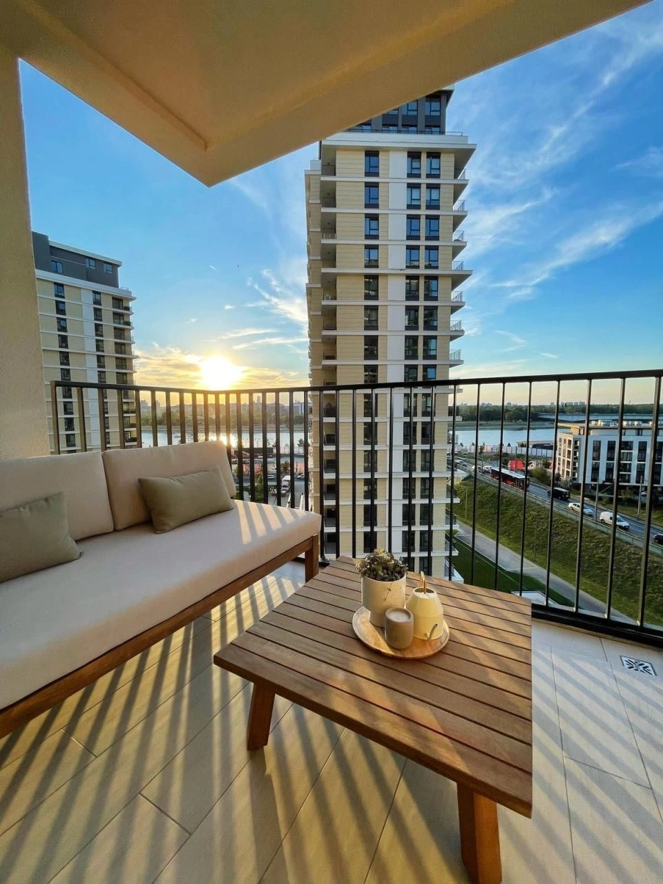 Панорамная квартира с видом на Дунай, Белград, Сербия, 85 м²