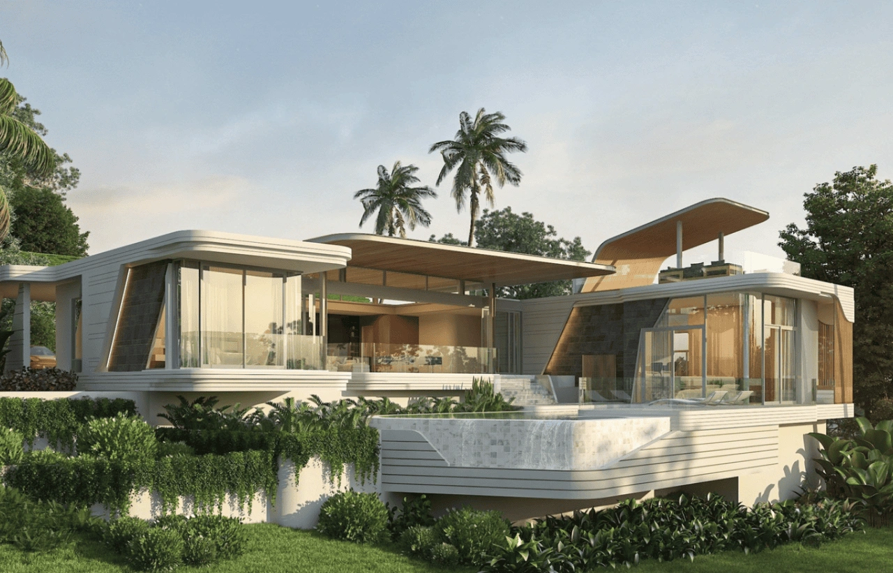 Просторная вилла 4+1 с видом на горы, Пхукет