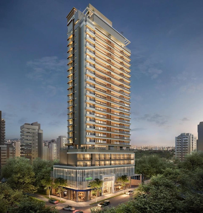 Студия 24 m2 в районе Vila Nova Conceicao, Sao Paulo