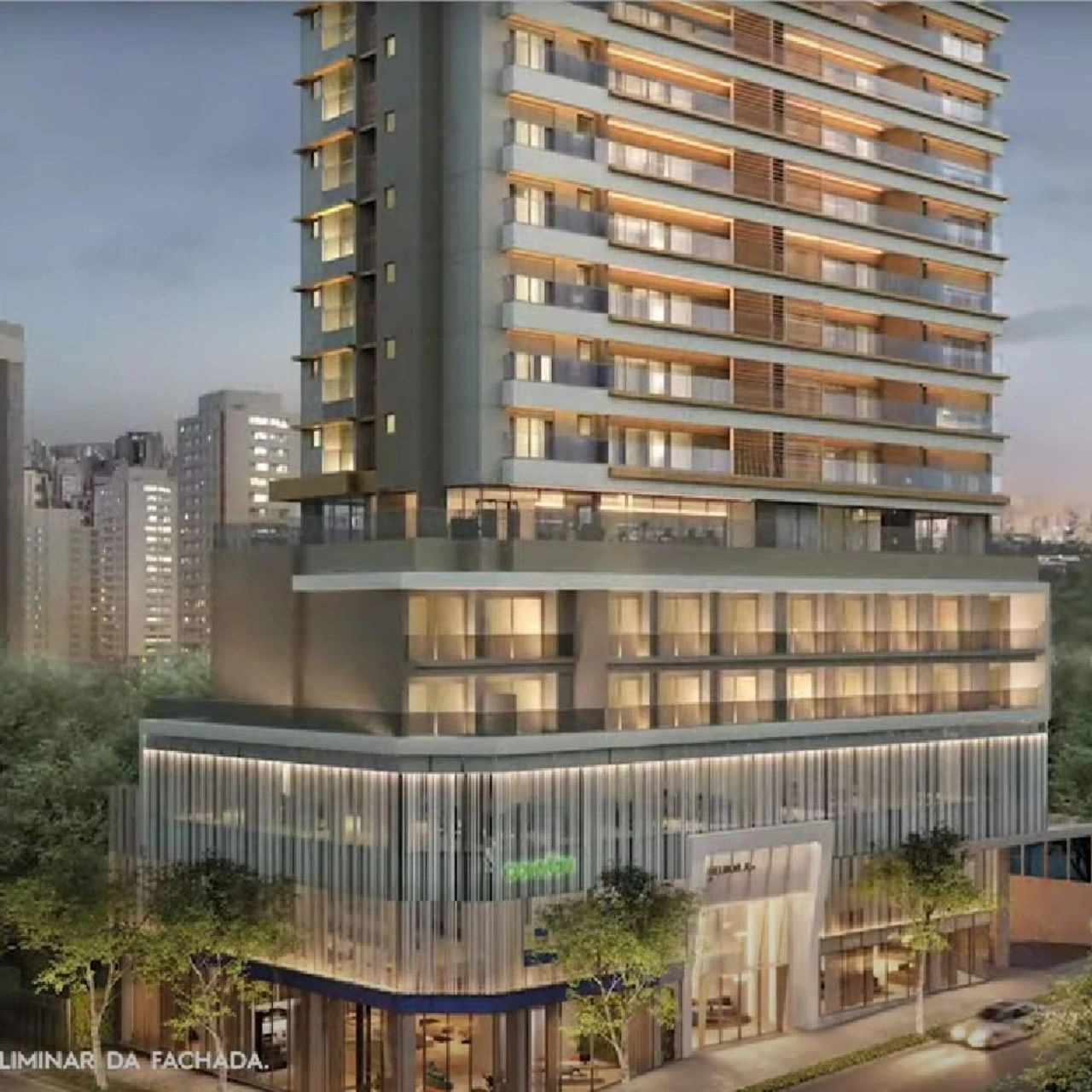 Студия 24 m2 в районе Vila Nova Conceicao, Sao Paulo