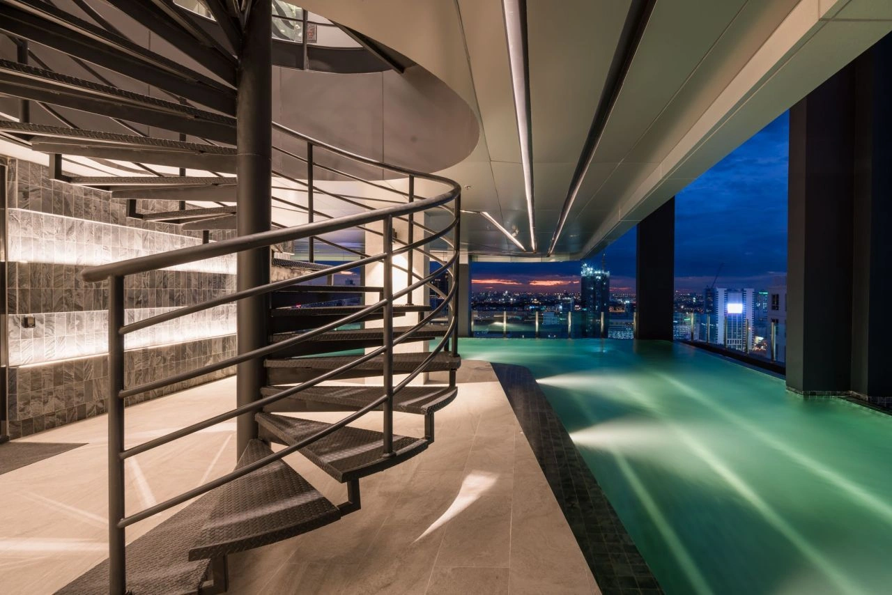 Современная однокомнатная квартира в Бангкоке, Таиланд