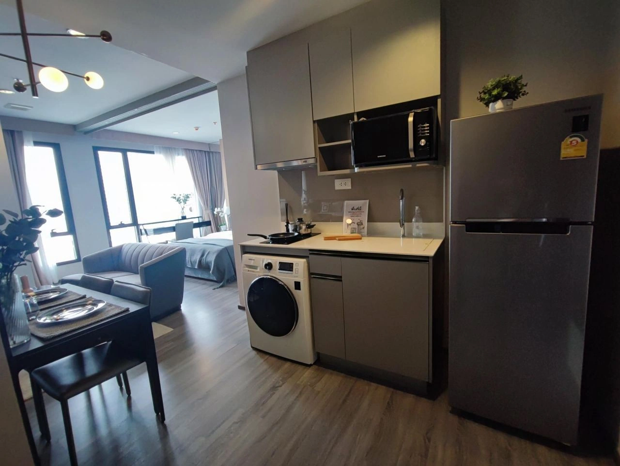 Современная однокомнатная квартира в Бангкоке, Таиланд