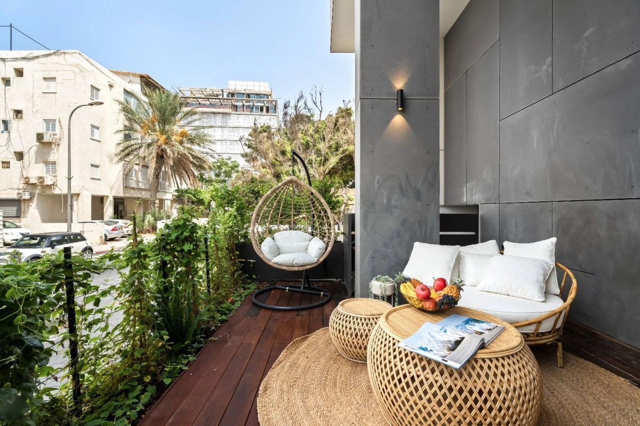 Дуплекс с садом в престижном районе Тель-Авива, Израиль