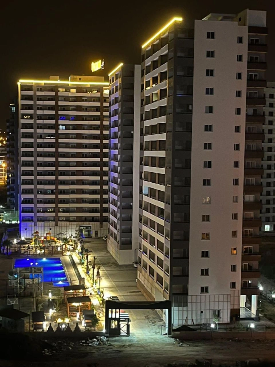 Люкс-квартира 120 м в районе Эрдемли, Мерсин
