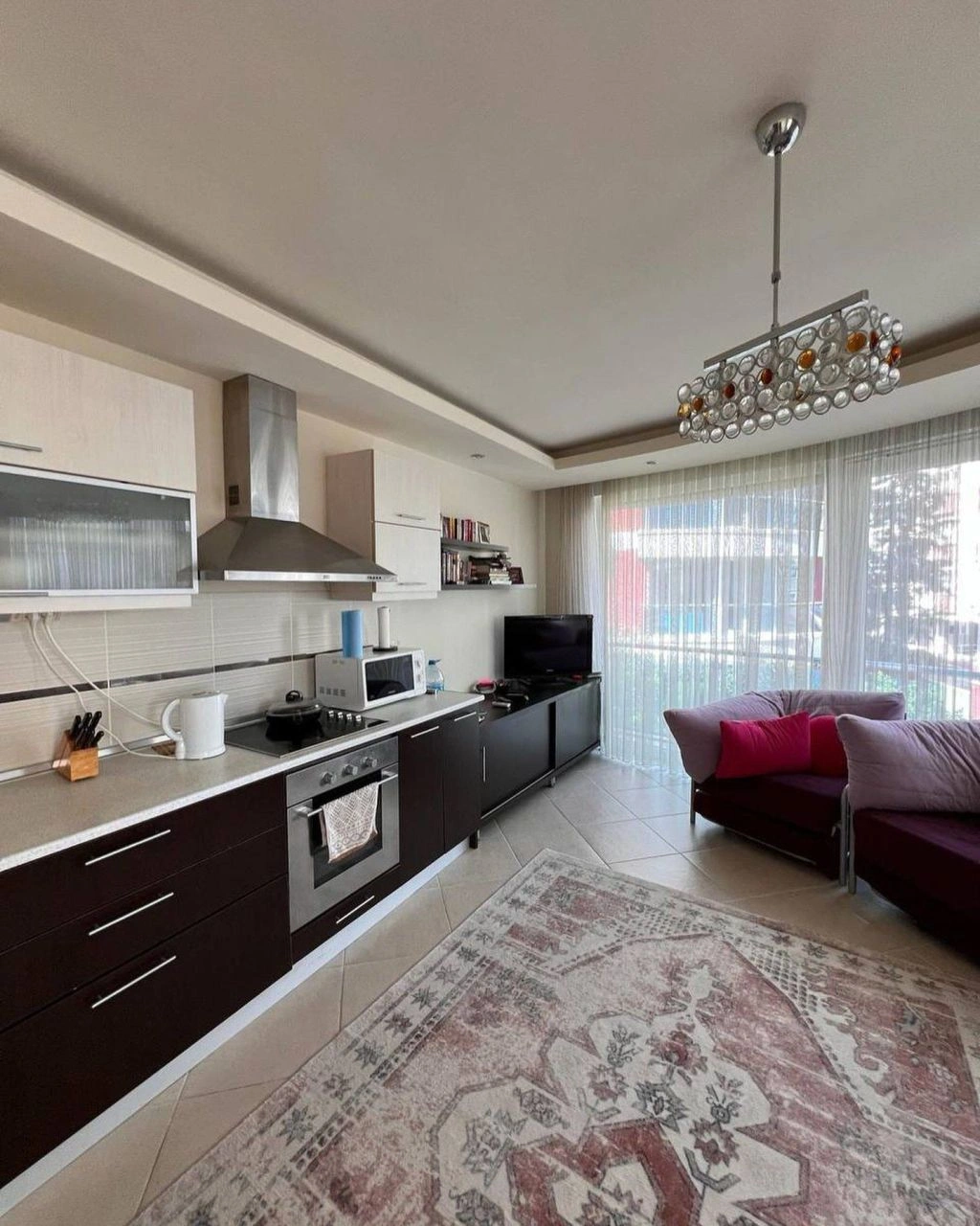 Роскошная меблированная квартира площадью 80 м2 в Анталии