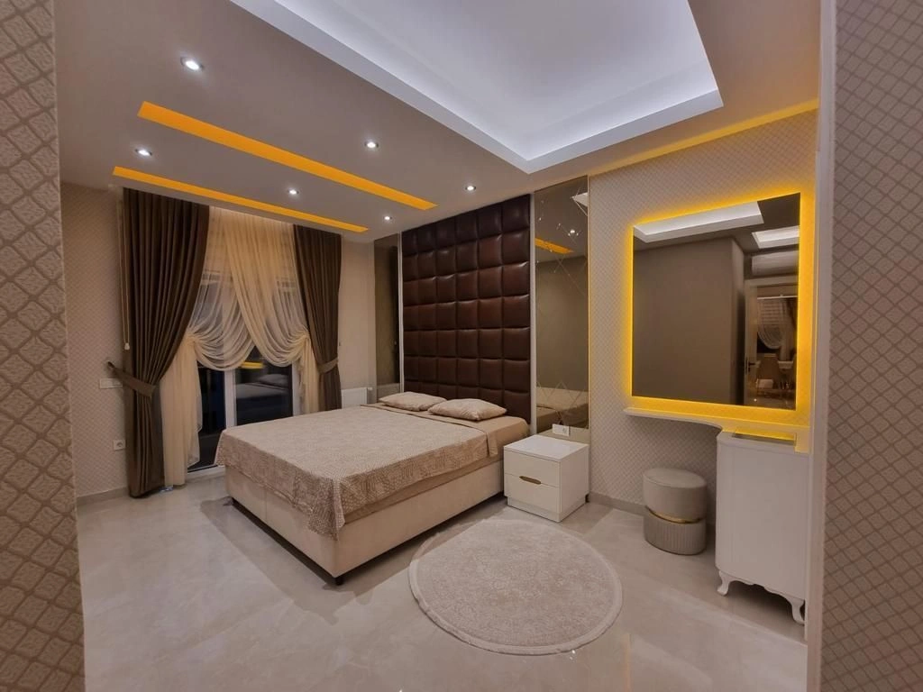 Роскошная 2+1 квартира уровня 5* отеля в Махмутларе, Алания