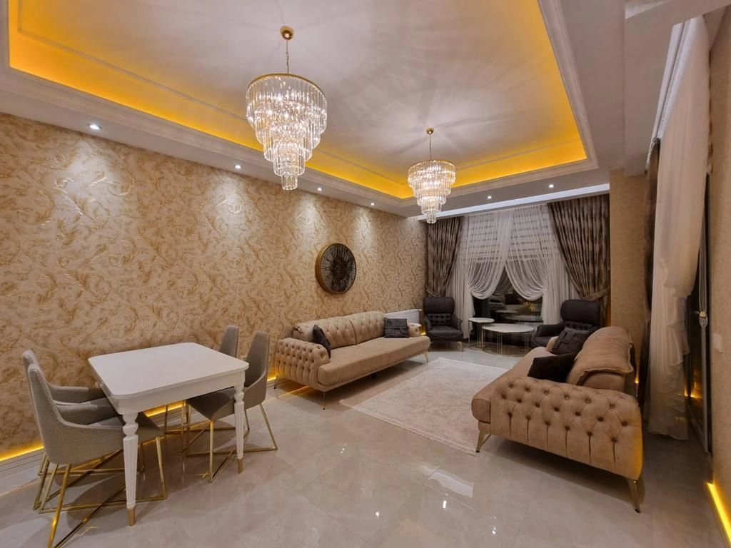 Роскошная 2+1 квартира уровня 5* отеля в Махмутларе, Алания