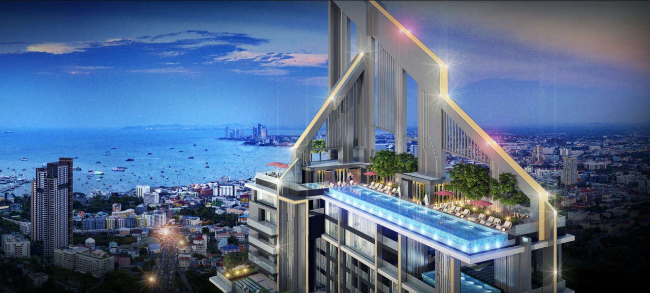 Уютная квартира площадью 29 м² в небоскрёбе в Паттайе