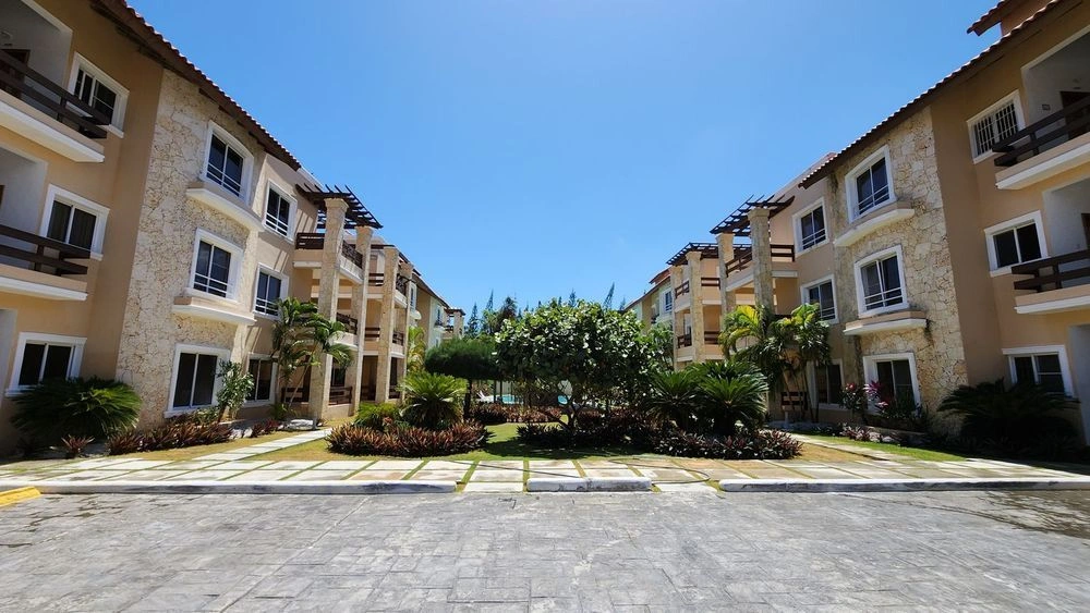 Квартира 2+1 рядом с пляжем Бибиагуа в Пунта-Кане