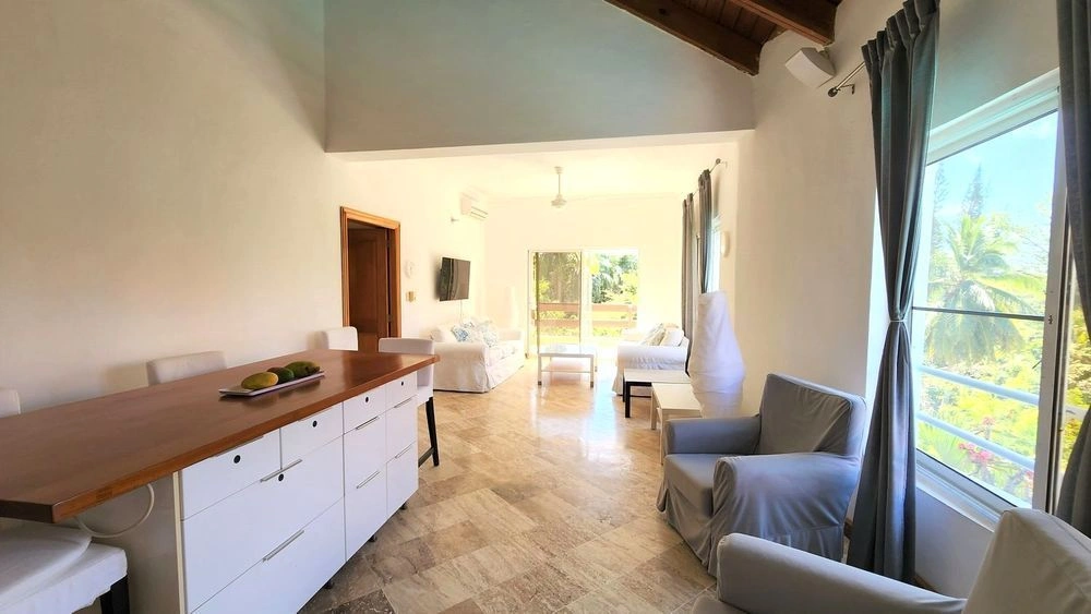 Квартира 2+1 рядом с пляжем Бибиагуа в Пунта-Кане