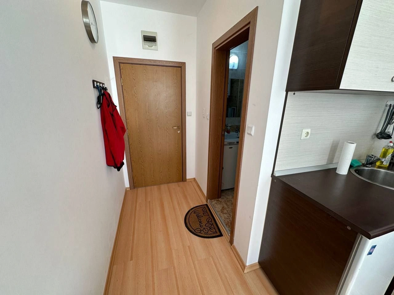 Студия на Солнечном Берегу в современном комплексе с мебелью и техникой, Болгария