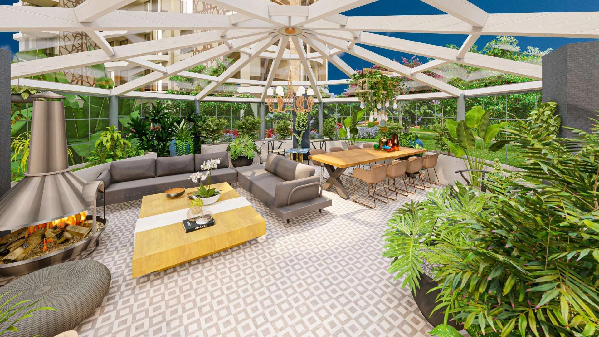 Проект бизнес-класса в районе Оба, Аланья