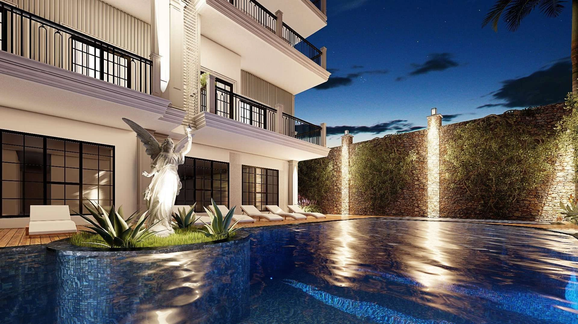 Жилой комплекс в 100 метрах от Средиземного моря