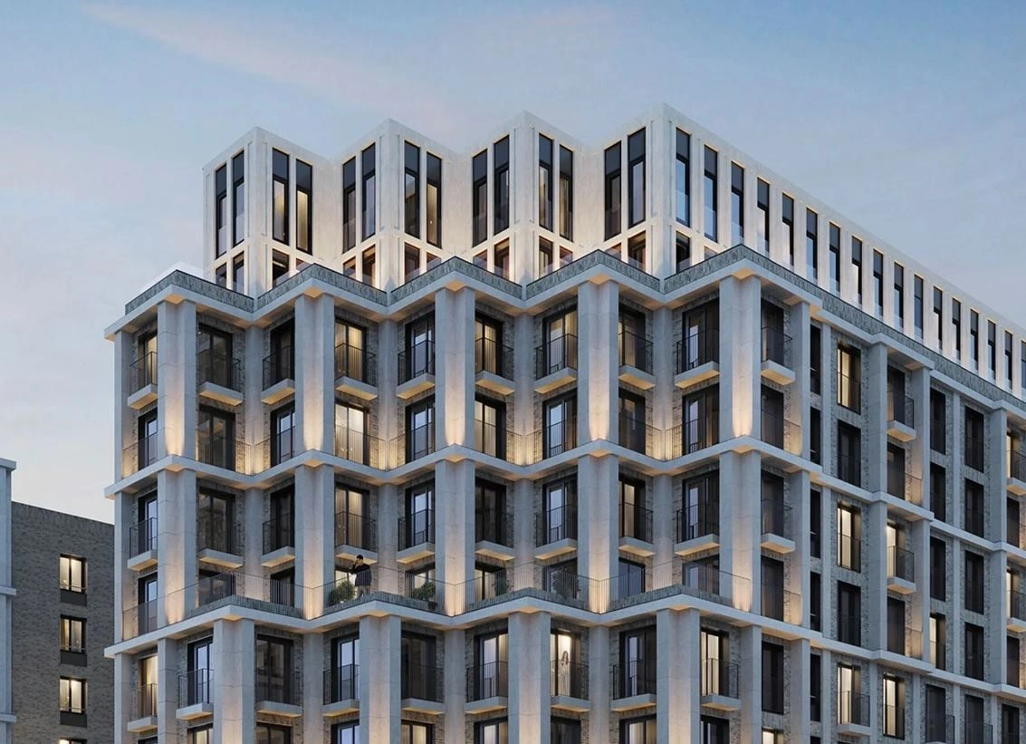 Элитный жилой комплекс в образе современного дома