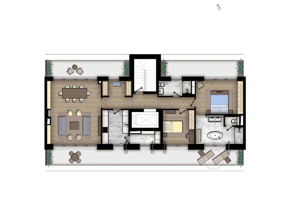 Премиальные квартиры в современном жилом комплексе в Берлине, Германия
