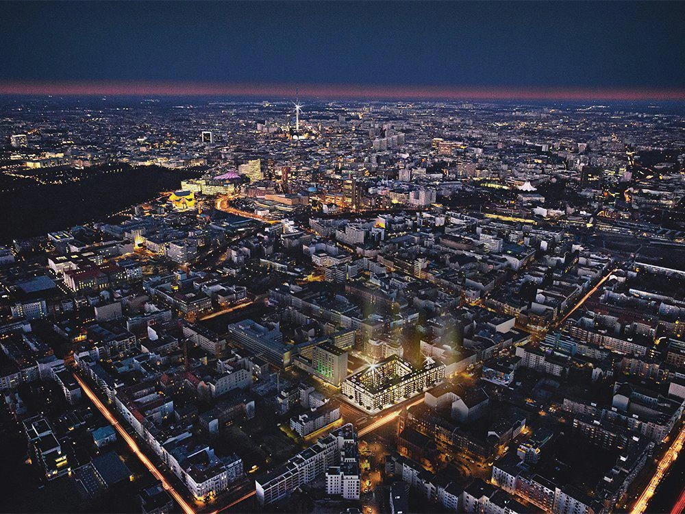 Премиальные квартиры в современном жилом комплексе в Берлине, Германия