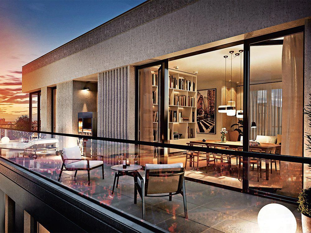 Премиальные квартиры в современном жилом комплексе в Берлине, Германия