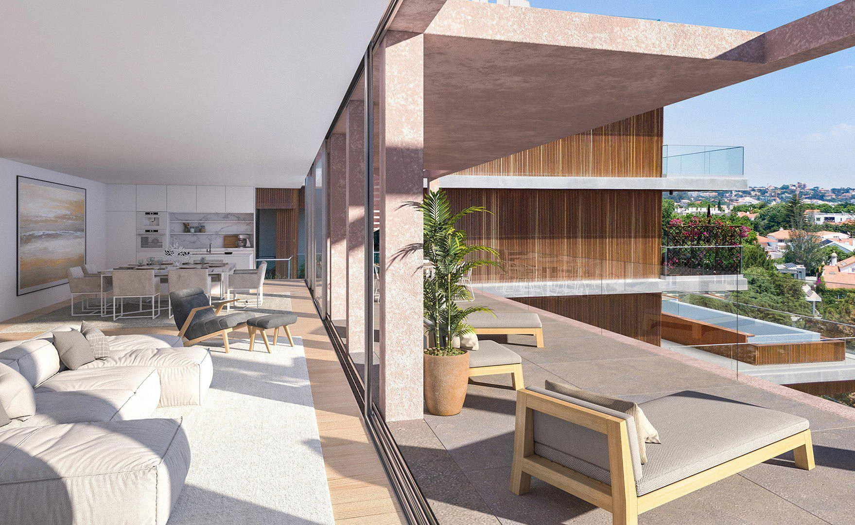 Апартаменты в современном жилом комплексе в Лиссабоне, Португалия
