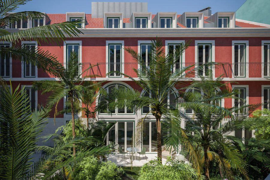 Квартиры с садом и террасами в Лиссабоне, Португалия