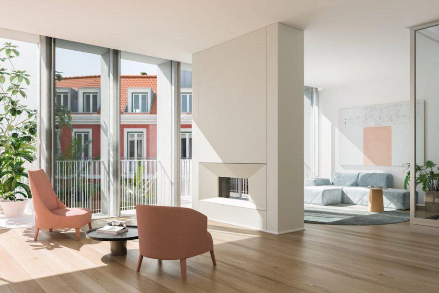 Квартиры с садом и террасами в Лиссабоне, Португалия