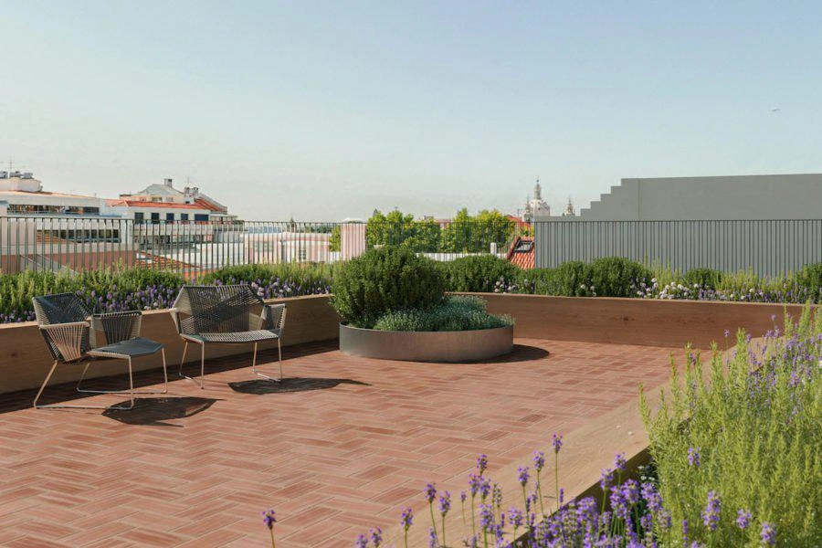 Квартиры с садом и террасами в Лиссабоне, Португалия