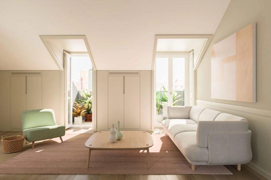 Квартиры с садом и террасами в Лиссабоне, Португалия