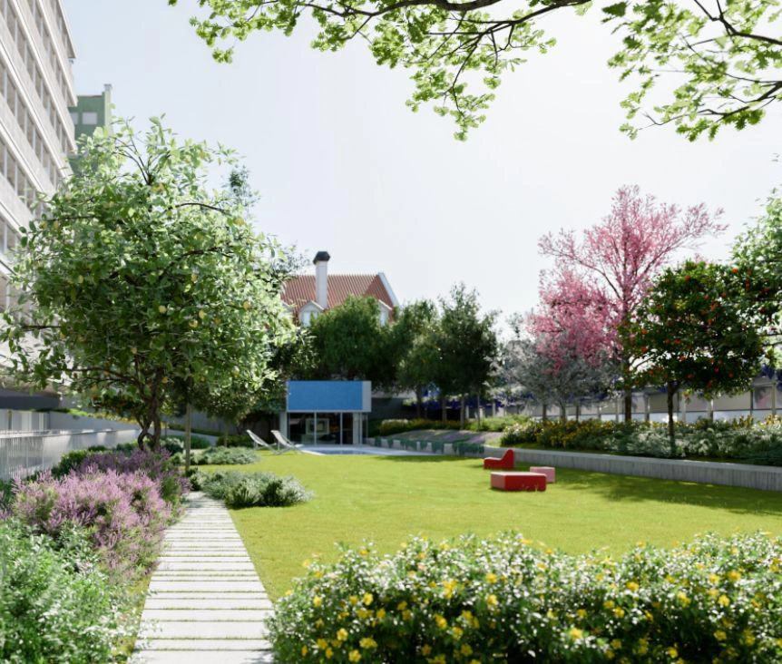 Квартиры в современном жилом комплексе в Лиссабоне, Португалия