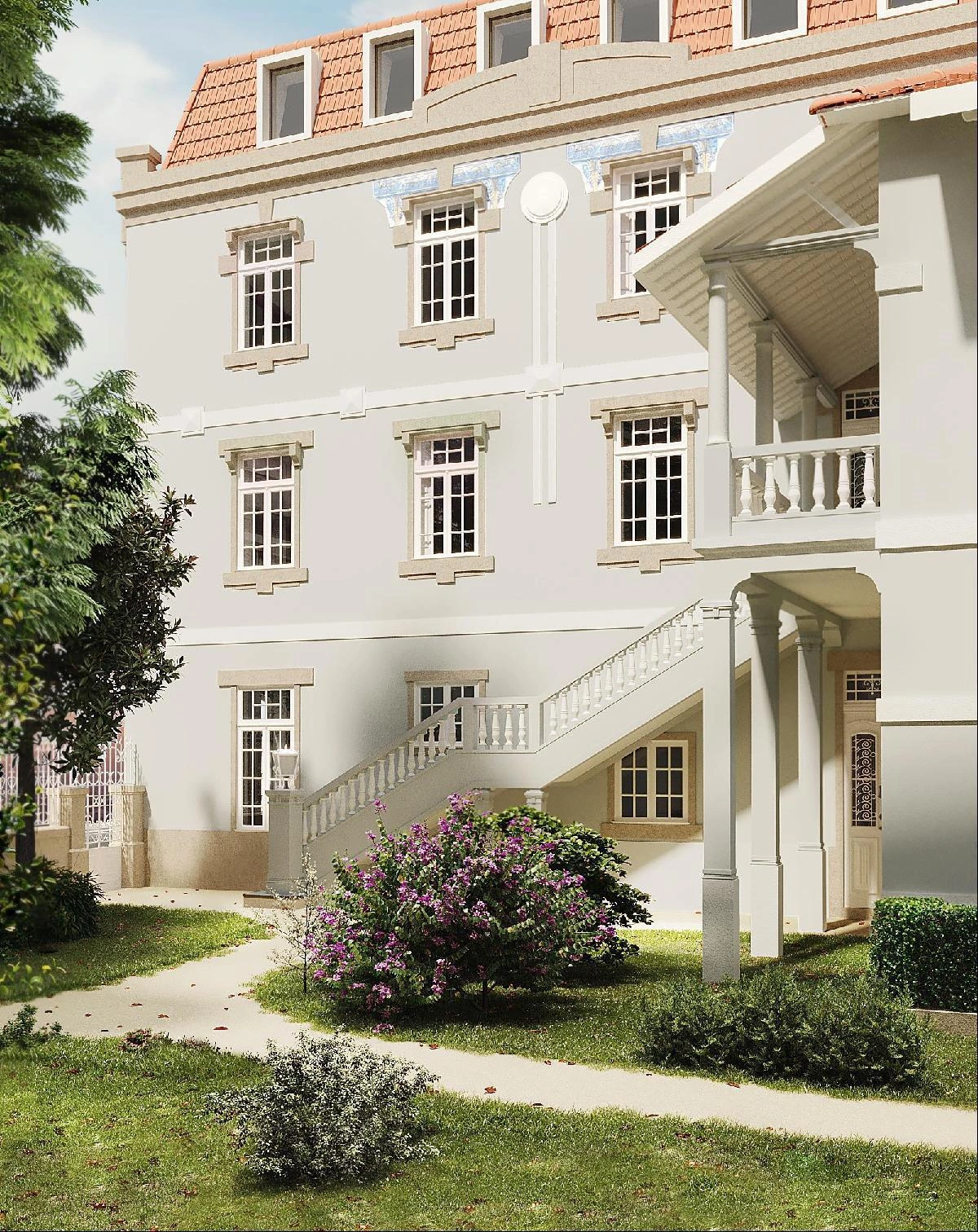 Апартаменты в реконструированном здании культурного наследия в Порту, Португалия