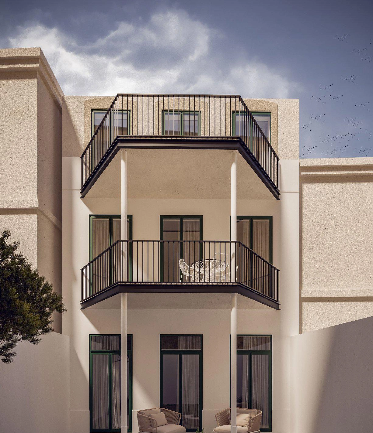 Апартаменты в историческом здании в центре Лиссабона, Португалия