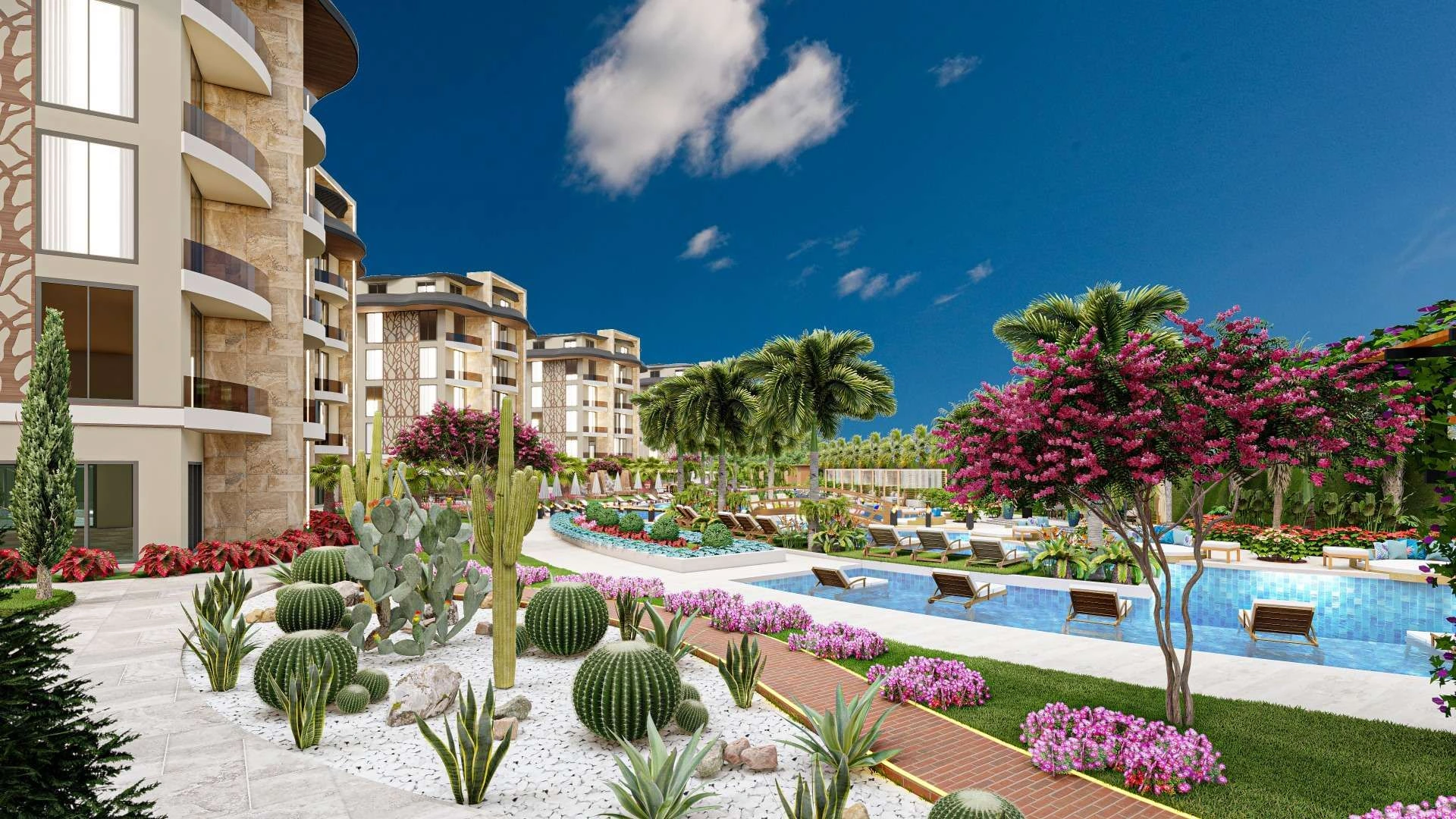 Проект бизнес-класса в районе Оба, Аланья