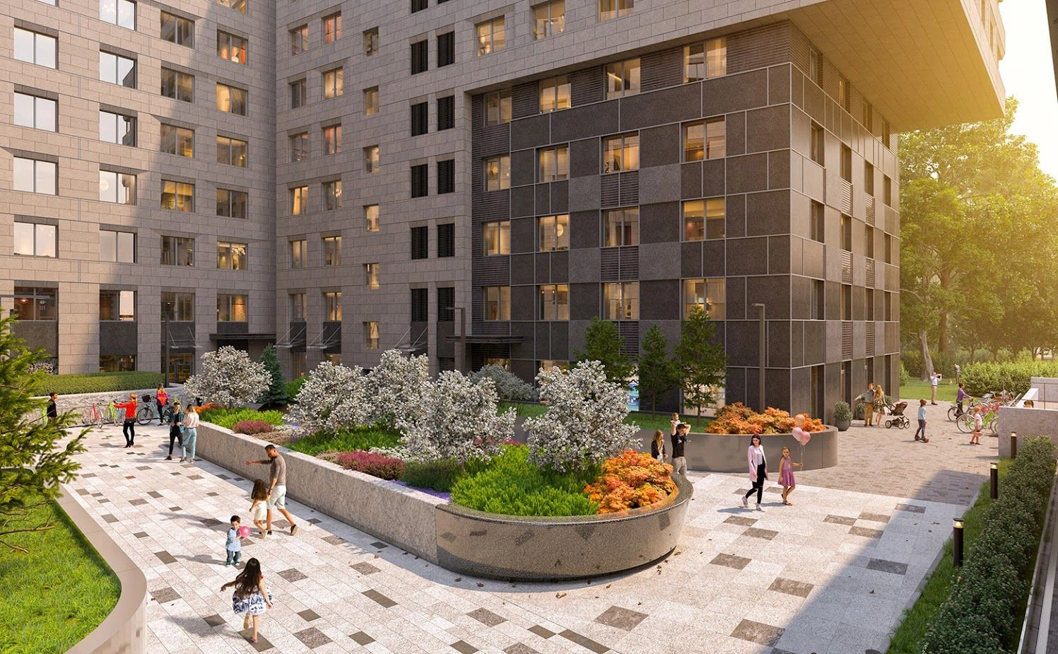 10-storey residential building