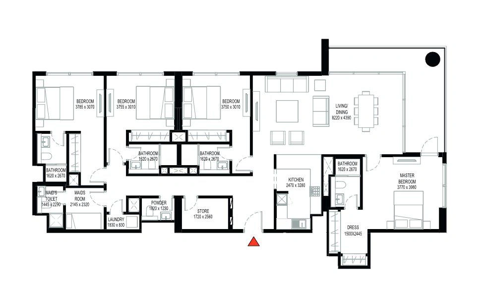 Апартаменты Crest Grande, Объединённые Арабские Эмираты, Дубай