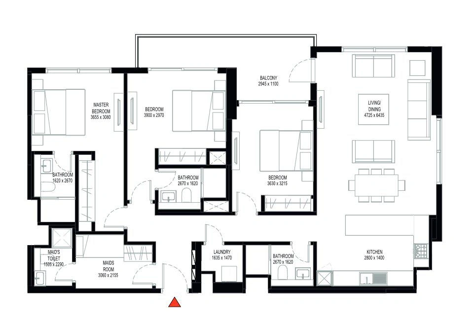 Апартаменты Crest Grande, Объединённые Арабские Эмираты, Дубай