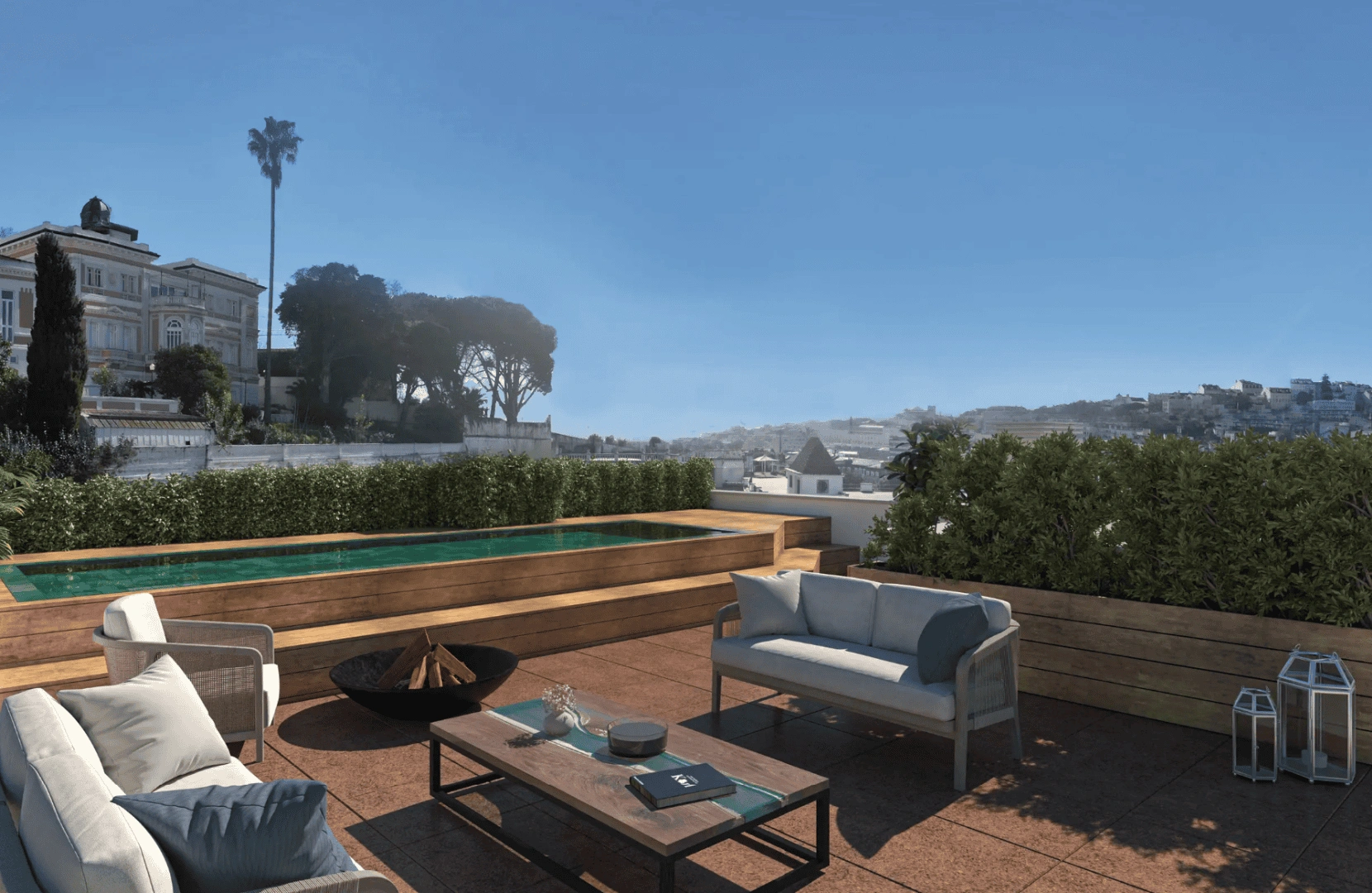 пентхаус 3+1, расположенный рядом с оживленной авеню