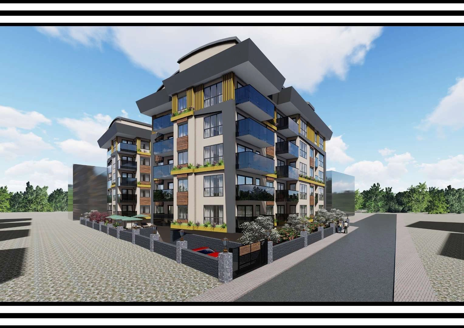 Приватный бизнес-класс комплекс в Алании, город Турции