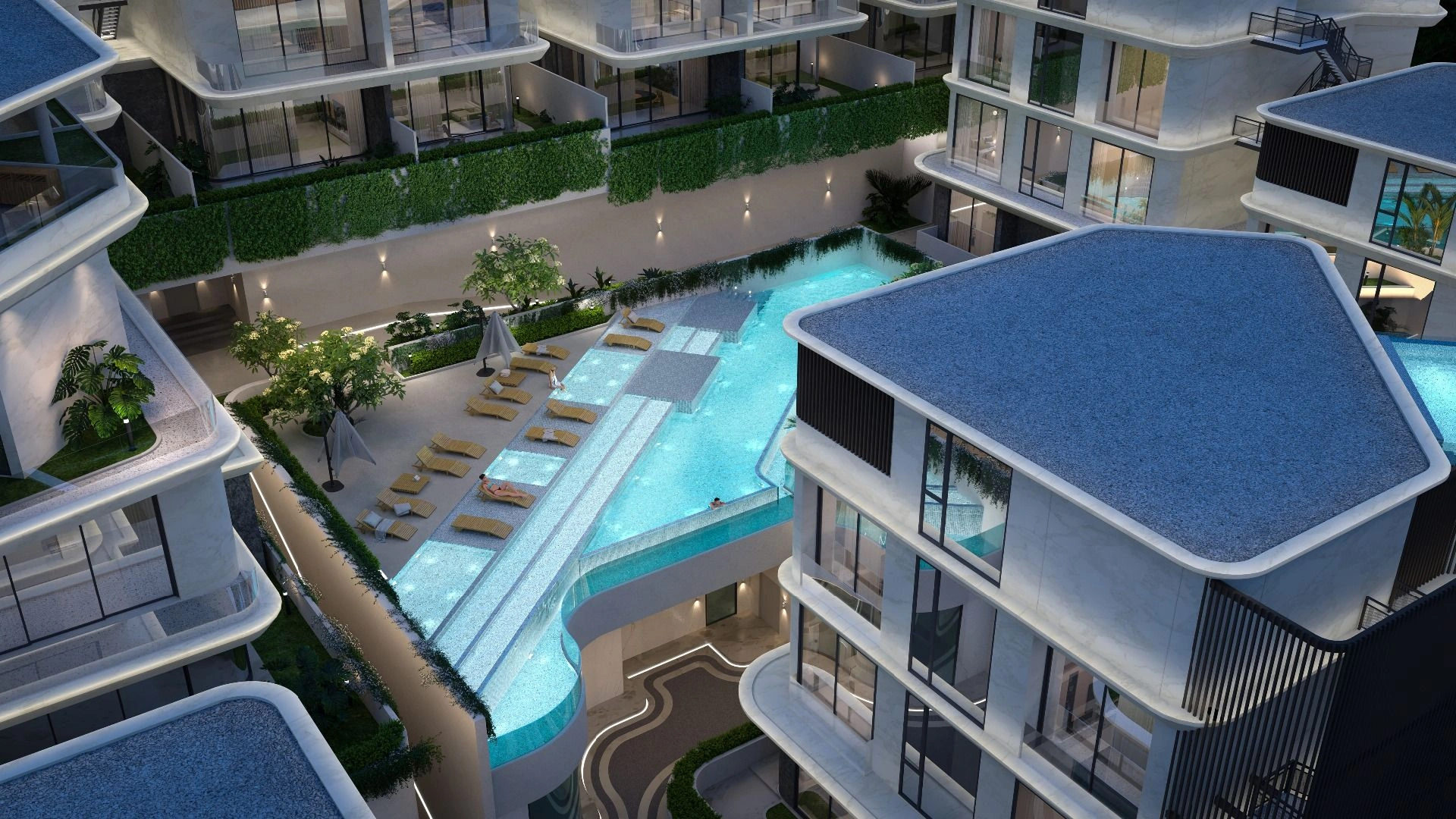 Жилой комплекс на пляже Лаян