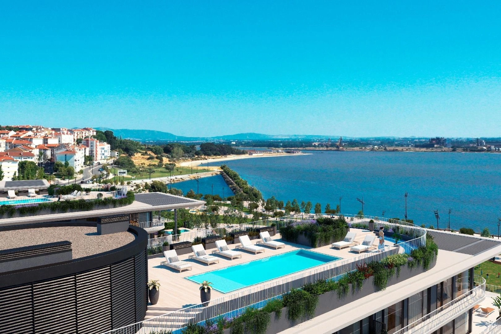 Жилой комплекс в районе Баррейру, Португалия