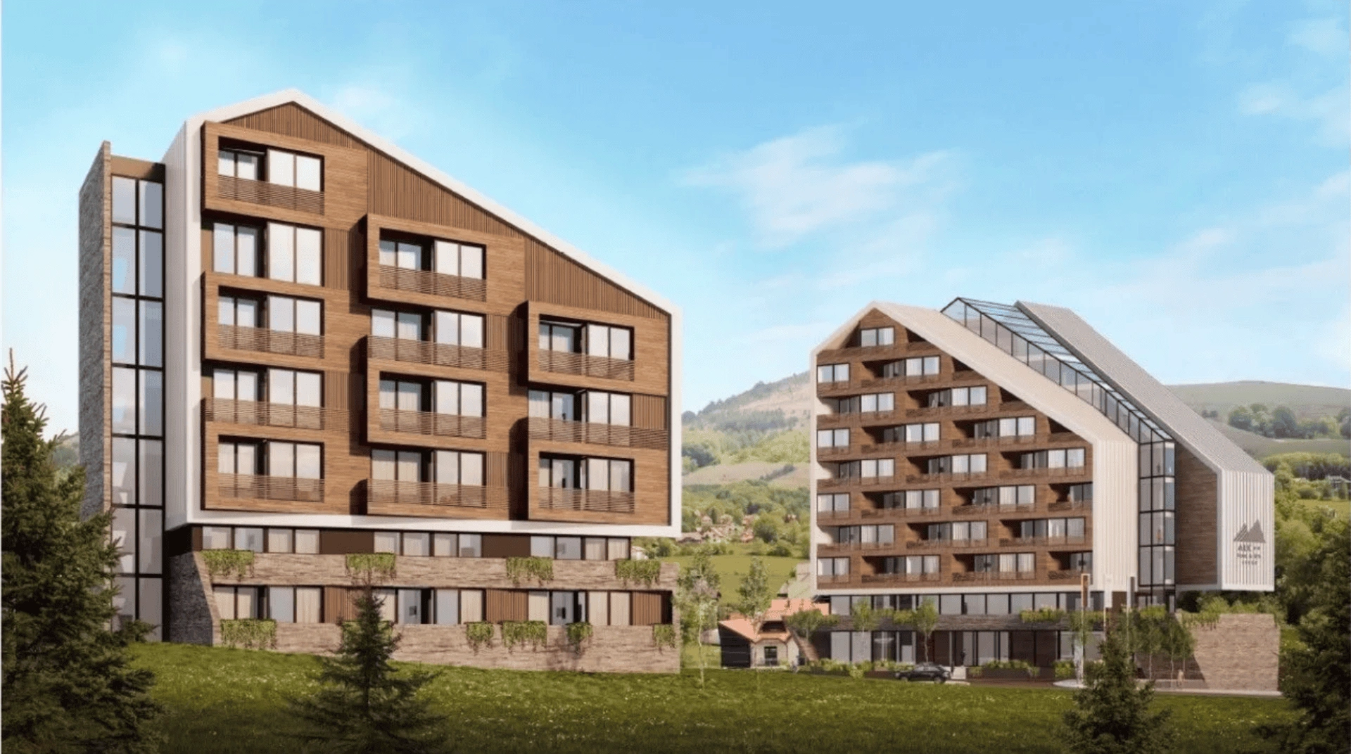 New hotel-type residential complex in Zlatibor Serbia