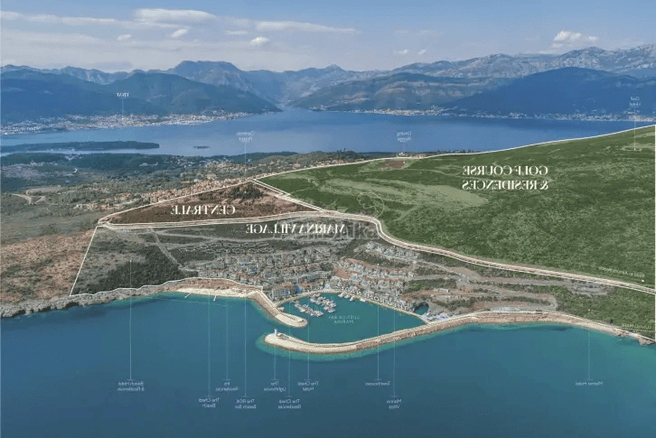 Квартира 94 м2 в здании IRIS Marina Village Луштица