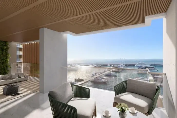 Роскошные квартиры 3+1 с видом на море в Айя-Напе