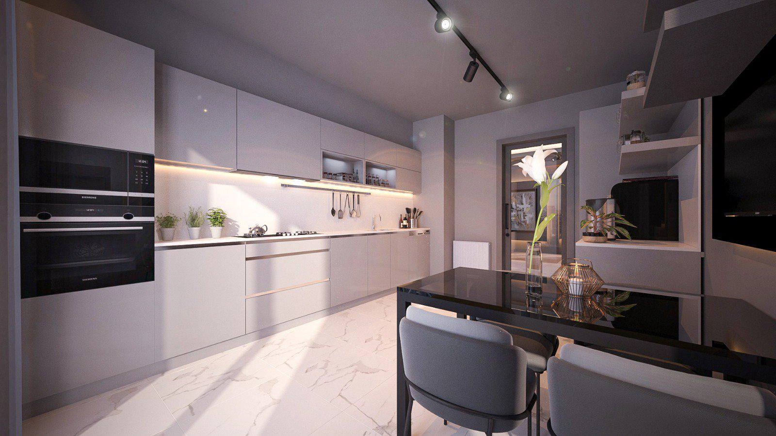 Квартиры в современном жилом комплексе в Стамбуле, Турция