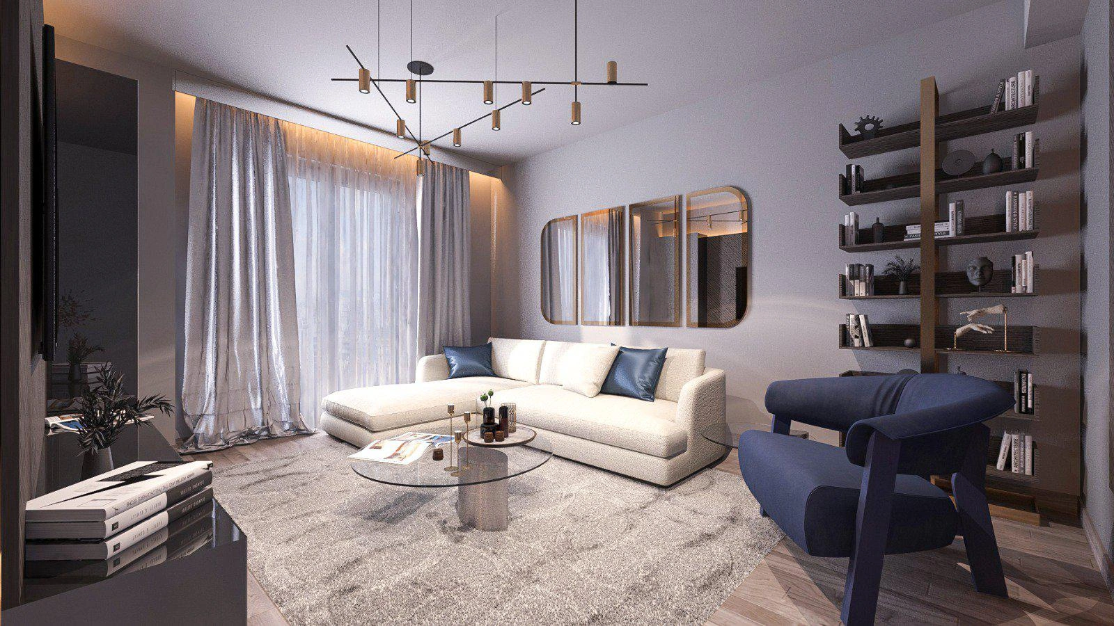 Квартиры в современном жилом комплексе в Стамбуле, Турция